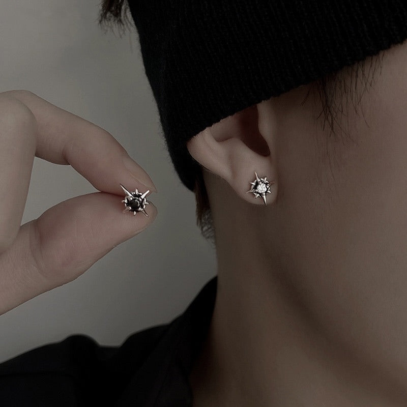 Men’s star stud earrings