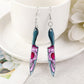 Women’s green hand earrings