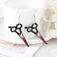 Women’s bloody scissors earrings