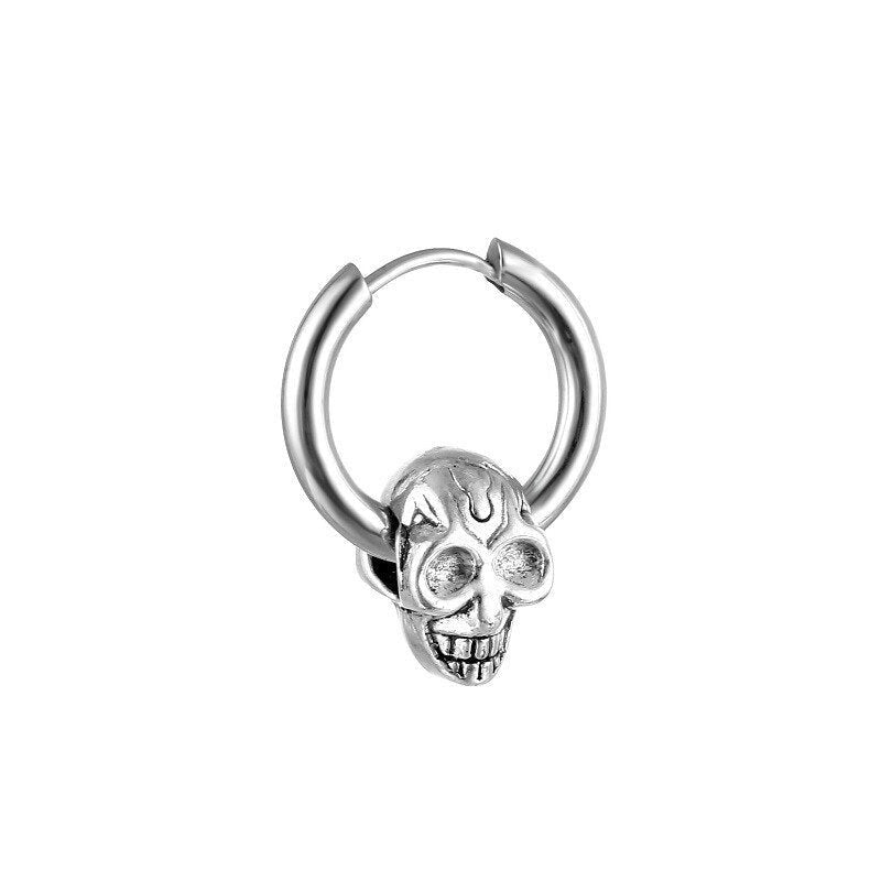 Men’s skull earring