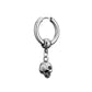 Men’s hanging skull earring