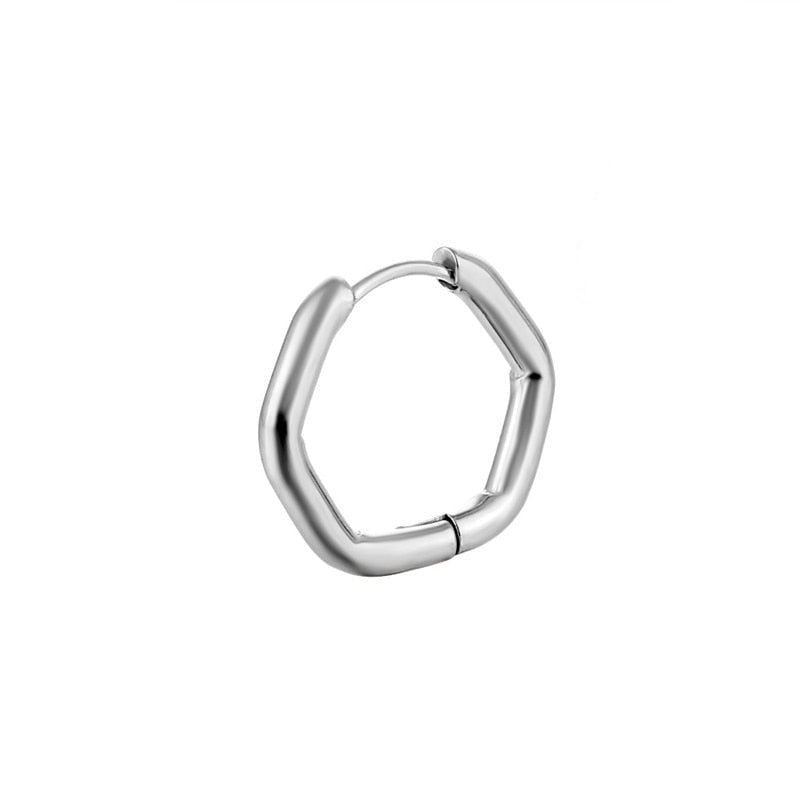 Men’s off-circle earring