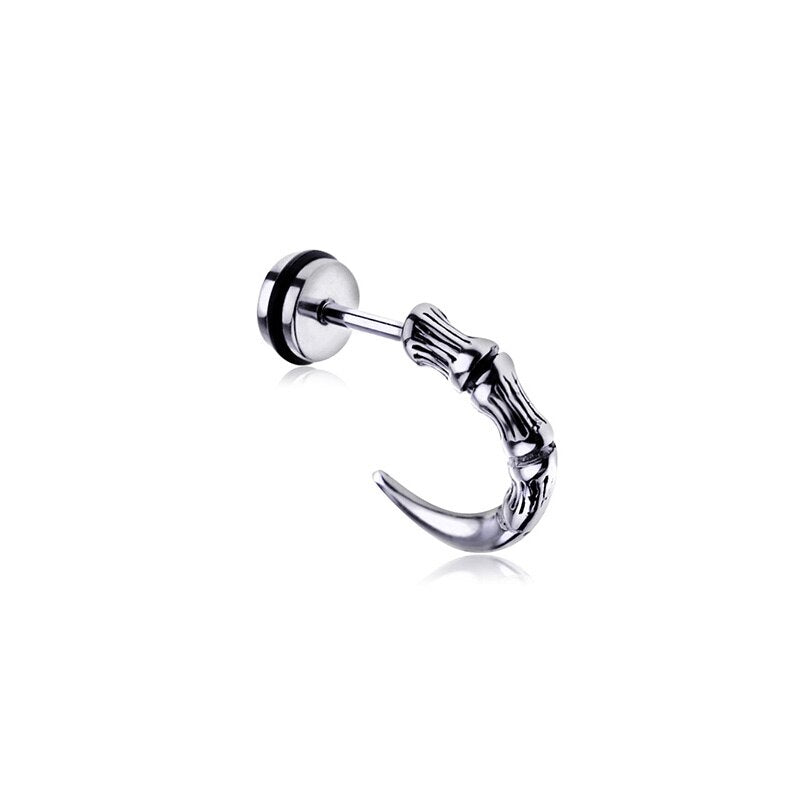 Men’s hawk claw earring