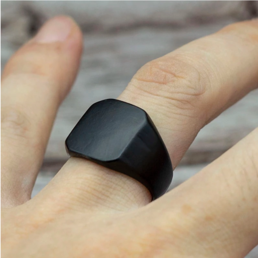 Man In Black Ring