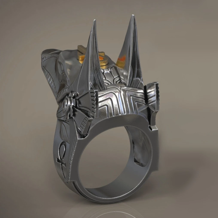 Deity Anubis Ring