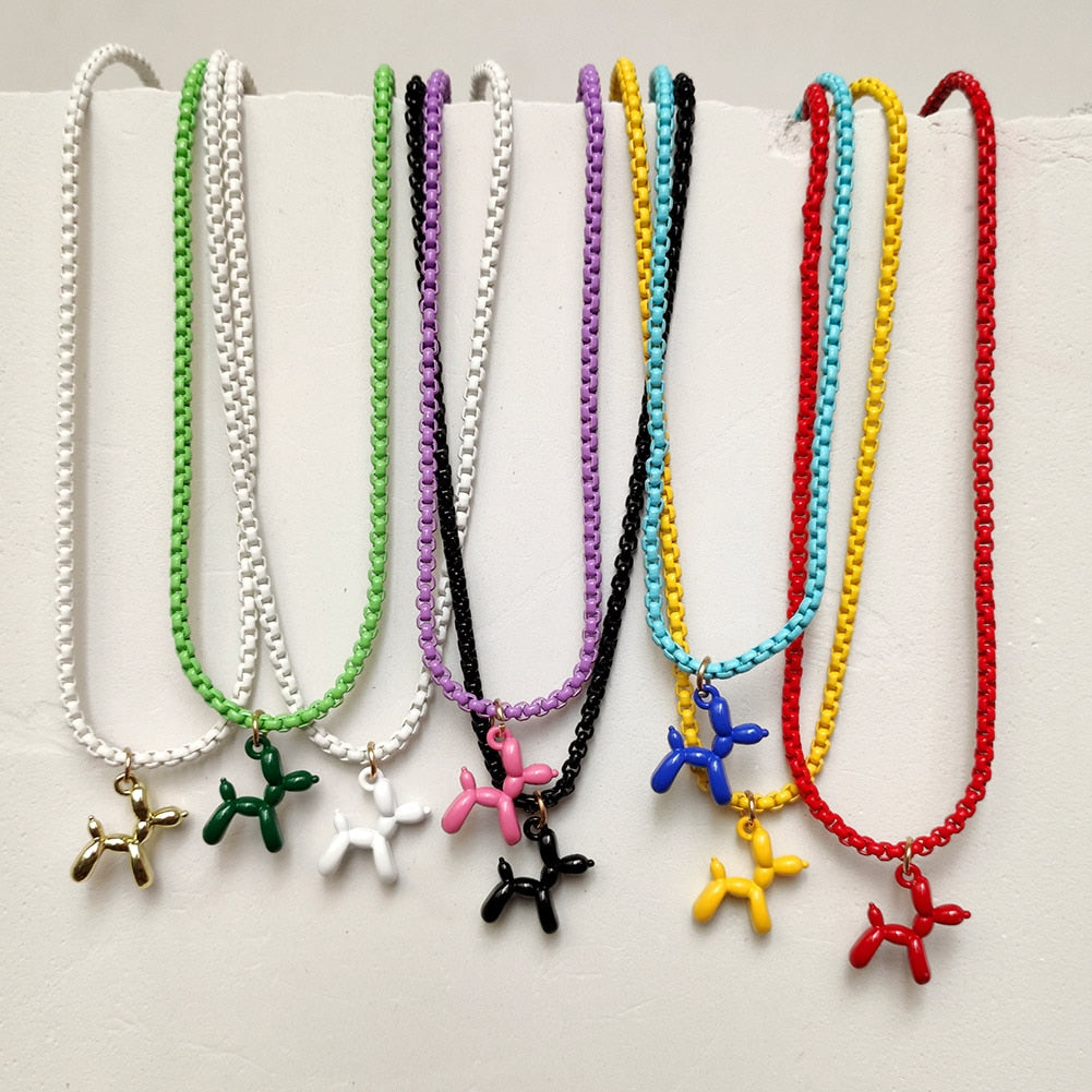 Balloon Dog Necklaces