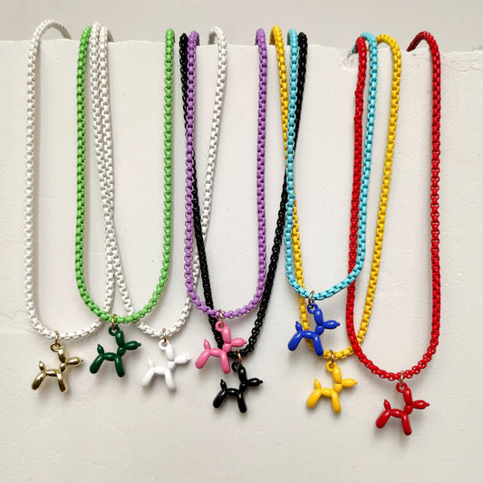 Balloon Dog Necklaces