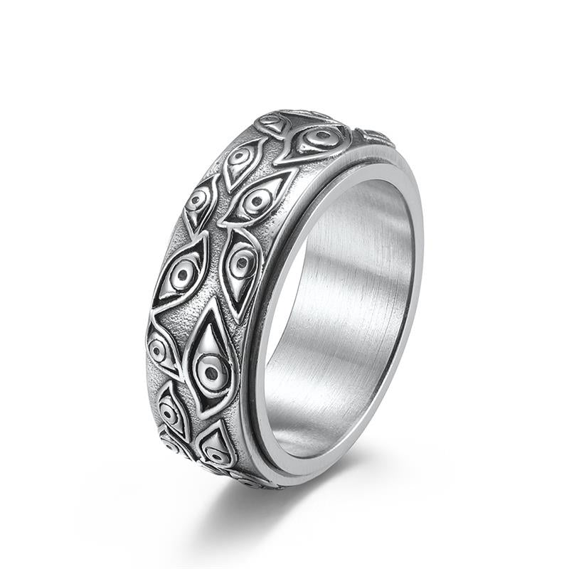 Men’s bird eye silver ring