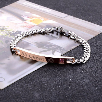 Men’s his queen bracelet