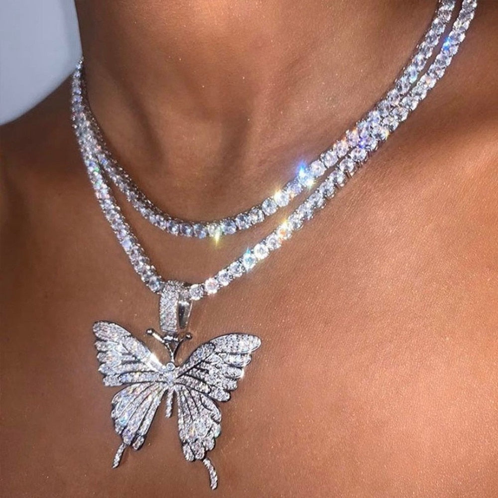 My Sparkling Butterfly Necklaces