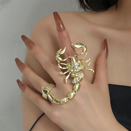 Gold Scorpion Ring