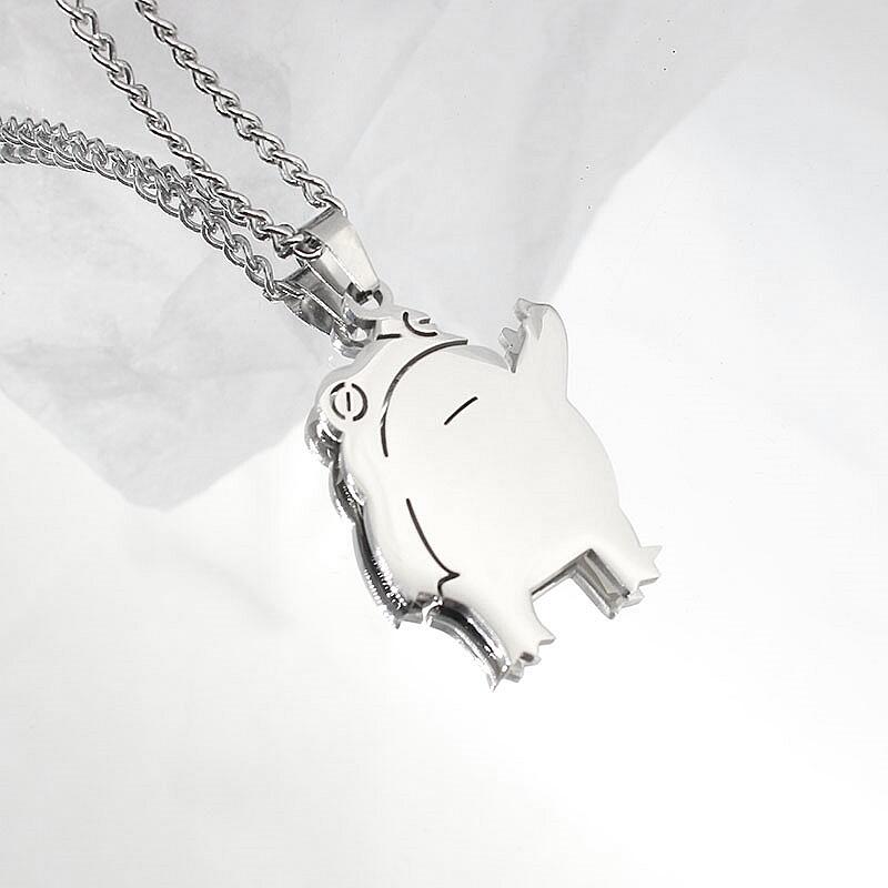 Unisex grumpy frog necklace