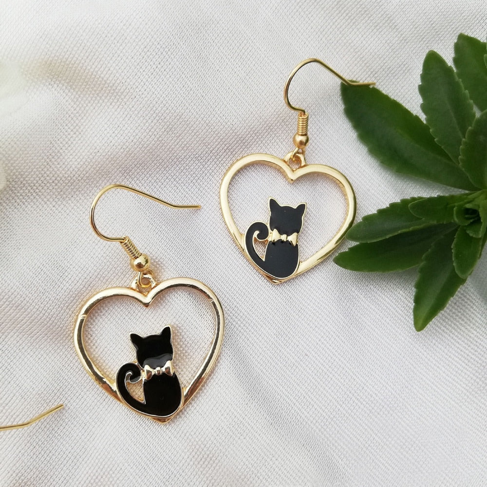 I Love Cats Earrings