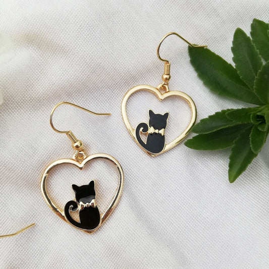 I Love Cats Earrings