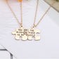 Couple’s matching gold puzzle piece necklace