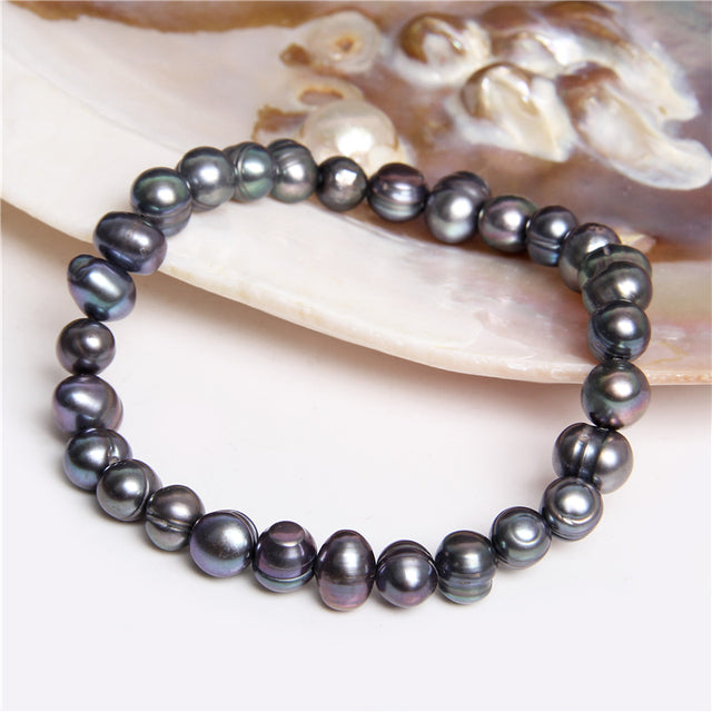 Black pearl bracelet