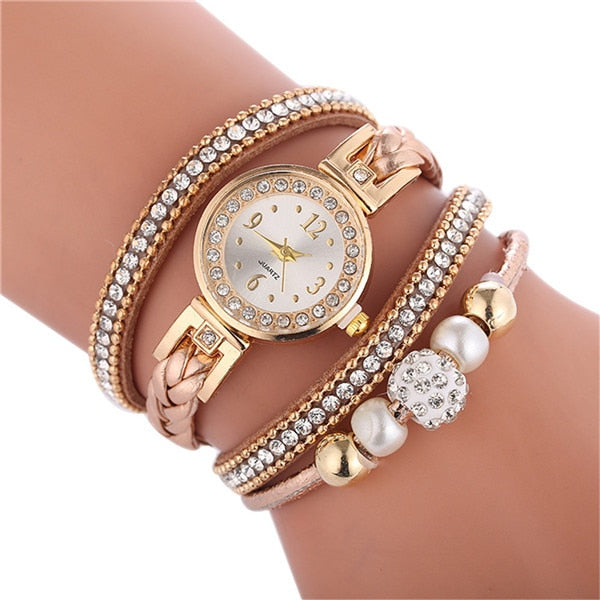 Women’s rose gold and bracelet set