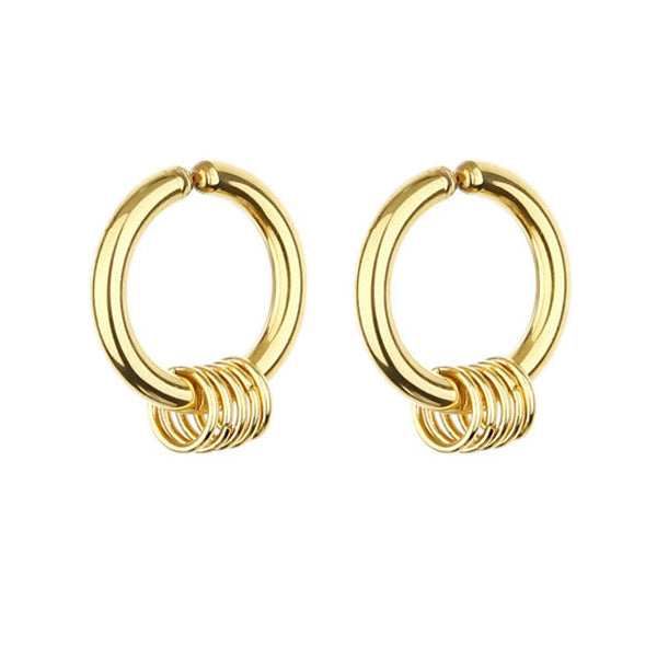 Hoops In The Loop Earrings