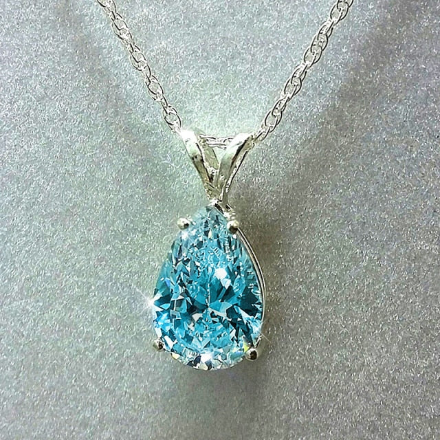 Water Droplet Necklace