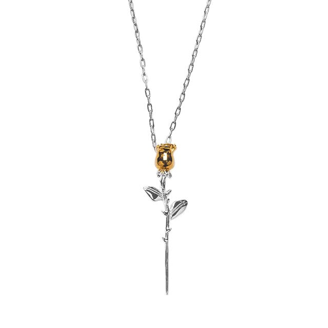 Rose Pendant Necklace